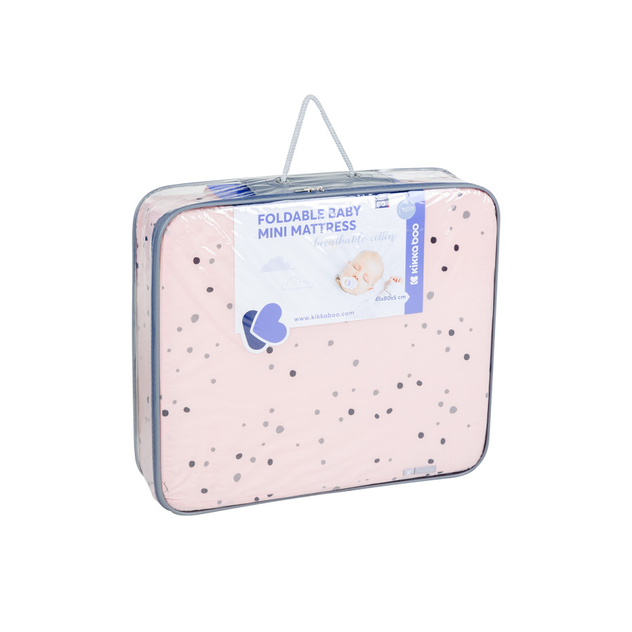 Сгъваем мини матрак 45х80х5см Bear with me Pink