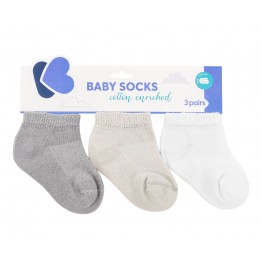 Бебешки летни чорапи Grey 6-12м