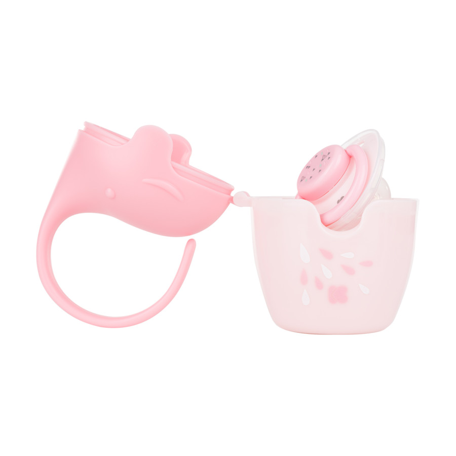 Кутия за залъгалка Elephant Pink