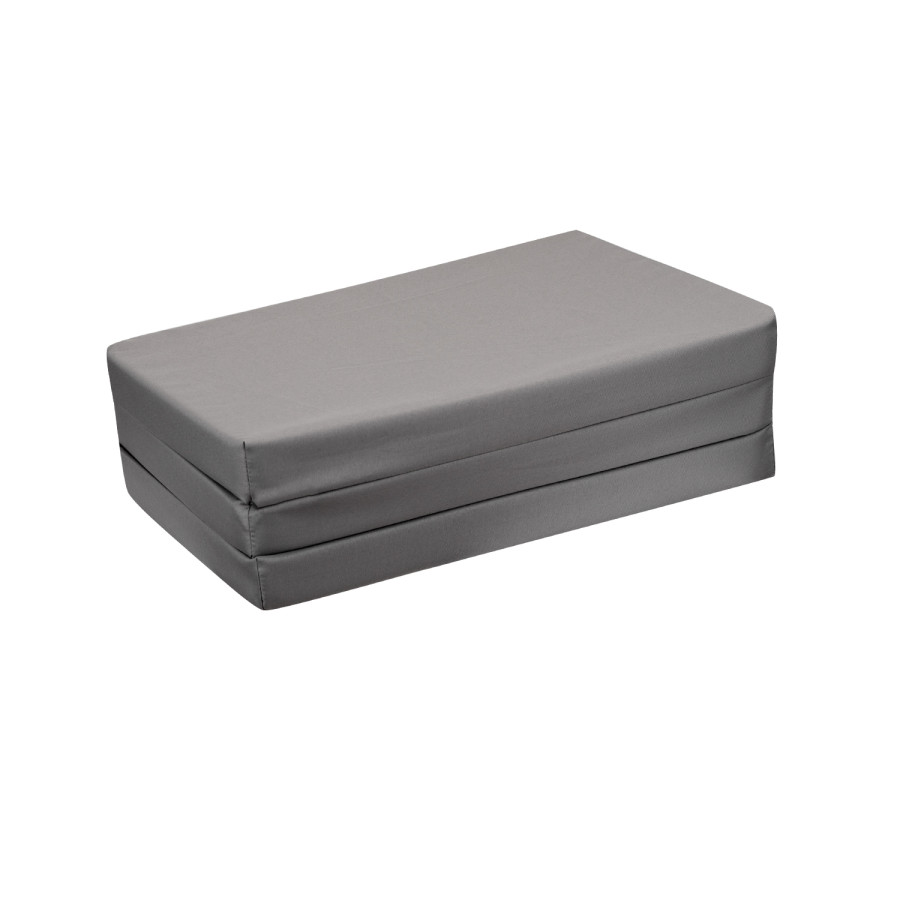 Сгъваем матрак 59/118/5 см полиестер Dark Grey