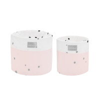 Комплект кош за аксесоари 2 бр- 18см и 14см Bear with me Pink