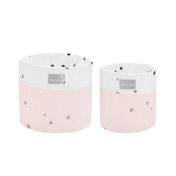 Комплект кош за аксесоари 2 бр- 18см и 14см Bear with me Pink