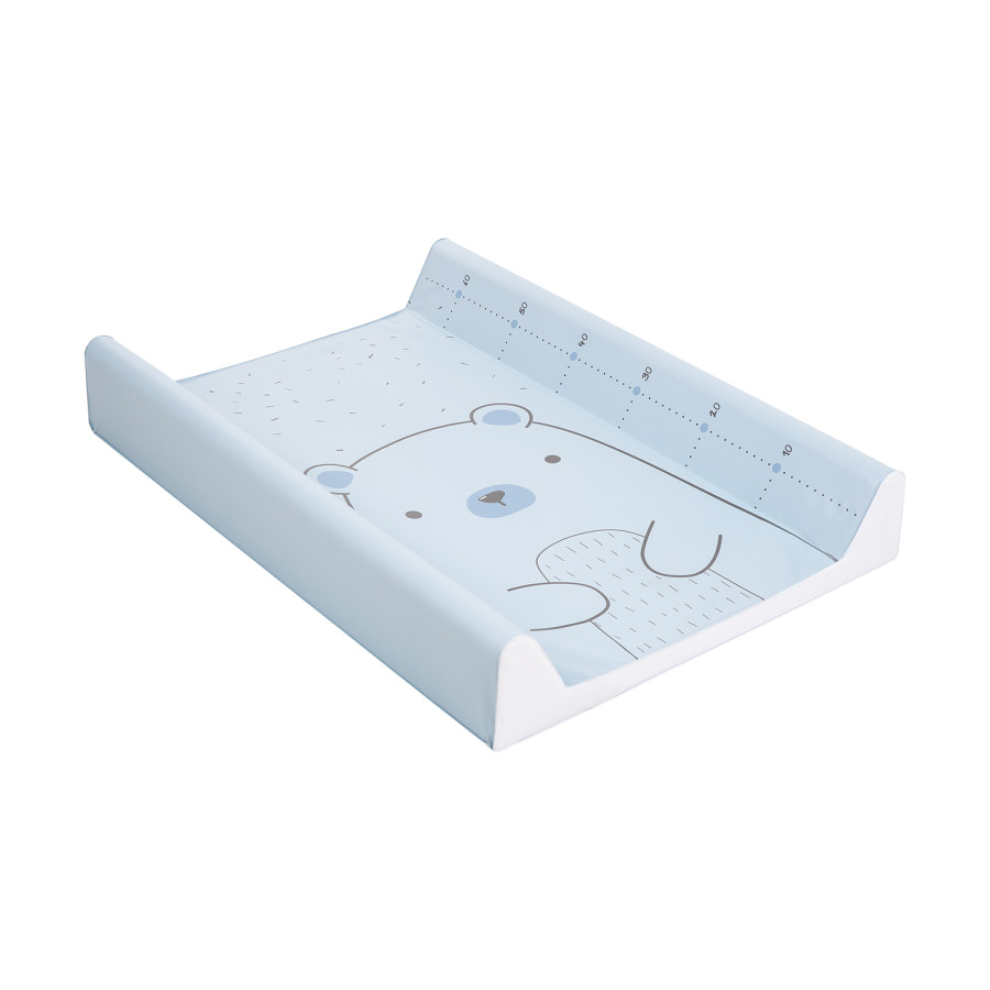 Твърда PVC подложка за повиване 70х50см Bear with me Blue