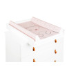 Мека PVC подложка за повиване 70х50см Bear with me Pink