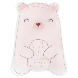 Плюшена възглавница-играчка Bear with me Pink