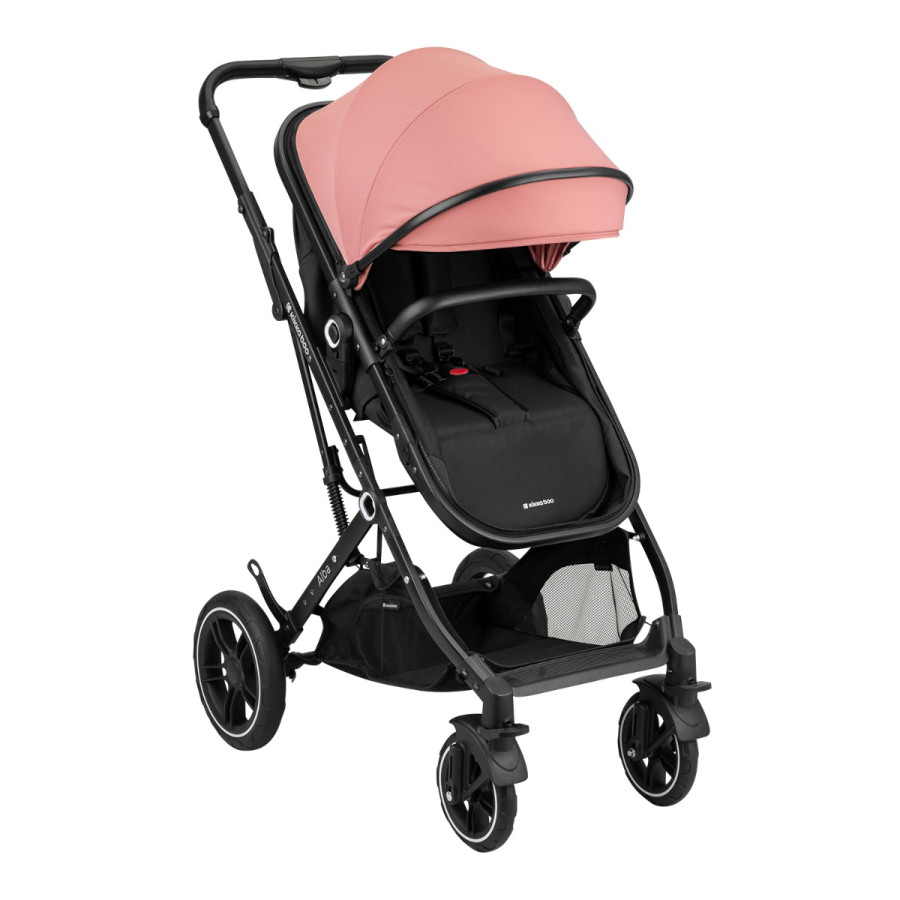 Комбинирана количка 3в1 с трансформираща седалка Alba Pink