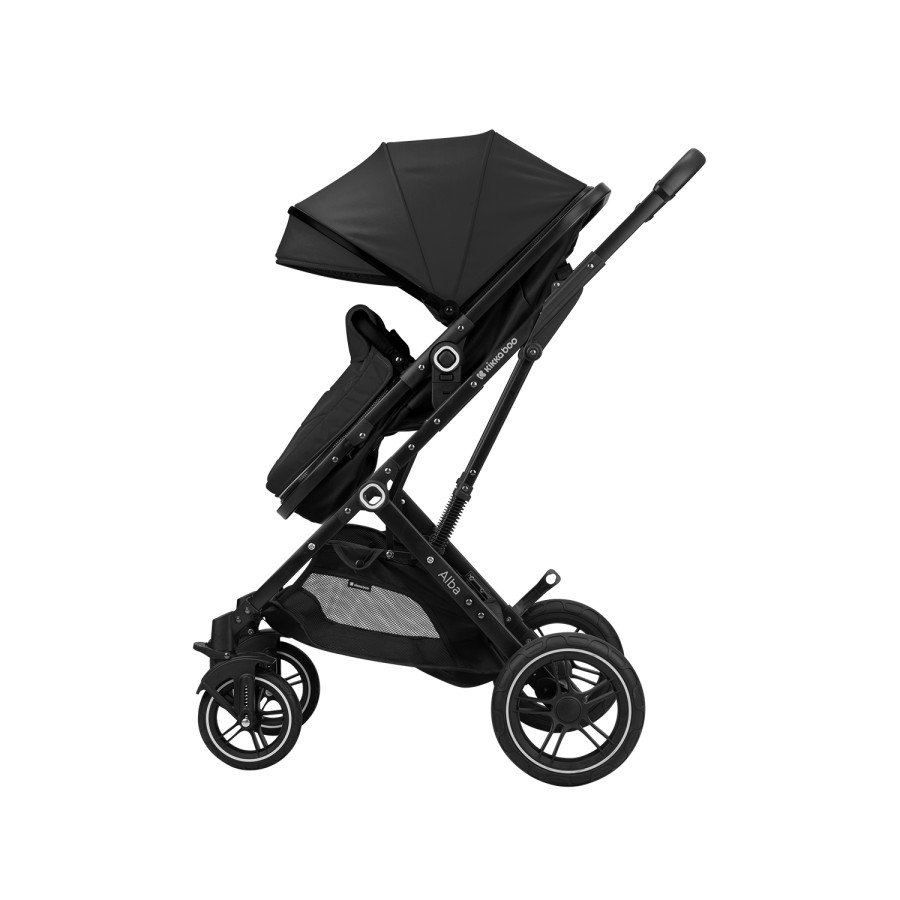 Комбинирана количка 3в1 с трансф. седалка Alba Black