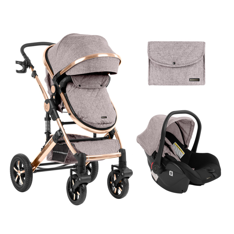 Комбинирана количка 3в1 с трансформираща седалка Darling Beige 2023