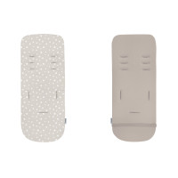 Мемори подложка за количка Dots Beige