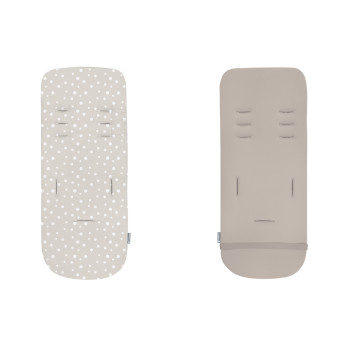 Мемори подложка за количка Dots Beige