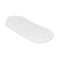 Матрак+възглавница за кош за новородено 75/30 cm Airknit White