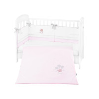 Бебешки спален комплект с бродерия 2 части EU style 60/120 Dream Big Pink