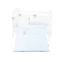 Бебешки спален комплект с бродерия 6 части 60/120 Dream Big Blue