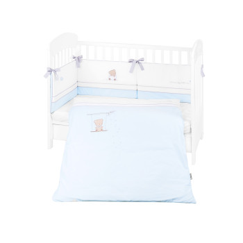 Бебешки спален комплект с бродерия 2 части EU style 60/120 Dream Big Blue