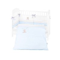 Бебешки спален комплект с бродерия 2 части EU style 70/140 Dream Big Blue