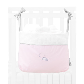 Кош за памперси с връзки Dream Big Pink