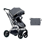 Комбинирана количка 2в1 с трансформираща седалка Scarlett Dark Grey