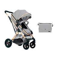 Комбинирана количка 2в1 с трансформираща седалка Scarlett Light Grey