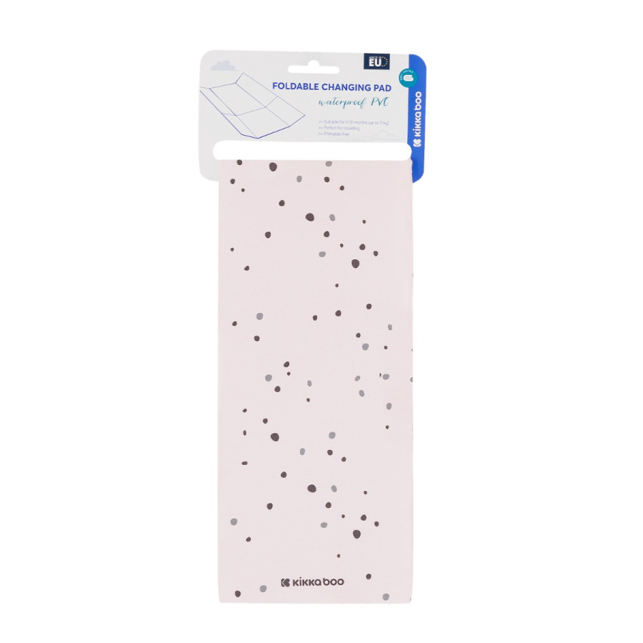 Сгъваема PVC подложка за повиване 80х50см Bear with me Pink