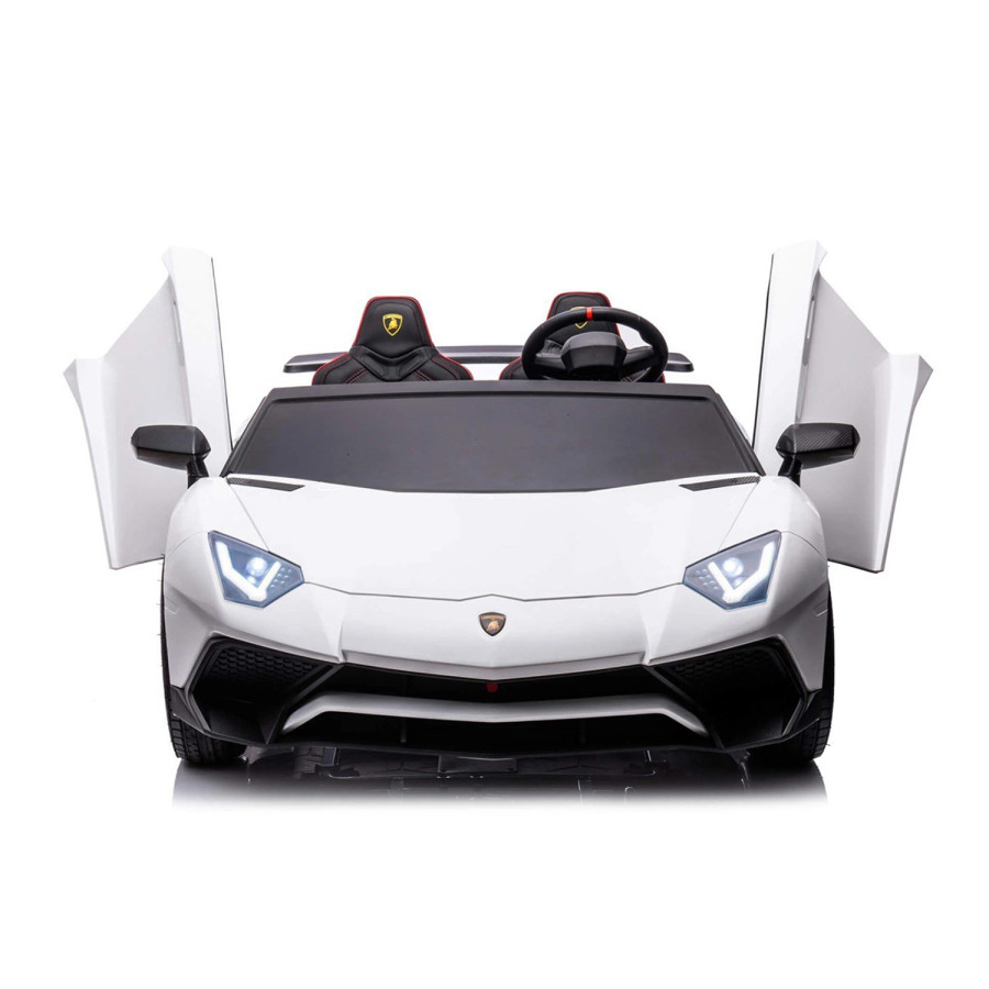 Акумулаторна кола Licensed Lamborghini Aventador SVJ White
