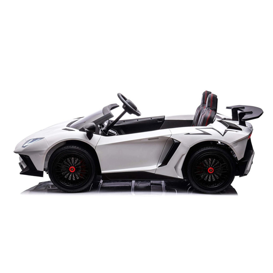 Акумулаторна кола Licensed Lamborghini Aventador SVJ White