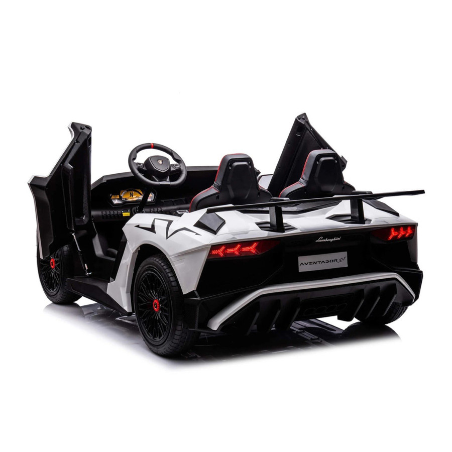 Акумулаторна кола Licensed Lamborghini Aventador SVJ White