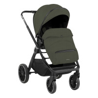 Комбинирана количка 2в1 с кош за новородено Tiffany Army Green 2024