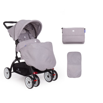 Бебешка лятна количка Airy Light Grey