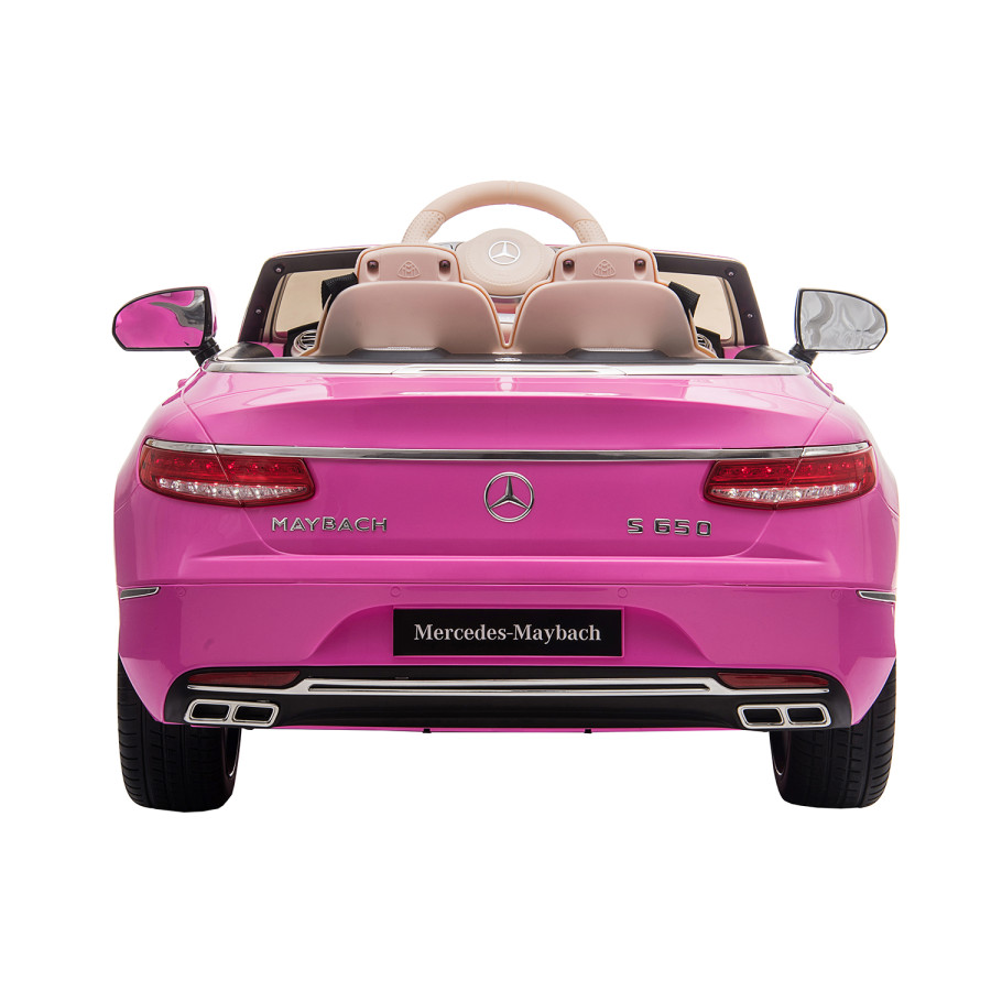 Акумулаторна кола Licensed Mercedes Maybach S650 CABRIOLET Pink