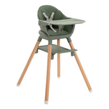 Стол за хранене 2в1 Woody Army Green 2024