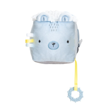 Плюшено кубче Bear with me Blue