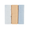 Комплект 3 бр муселинови пелени 75х75 см Stripy Friends