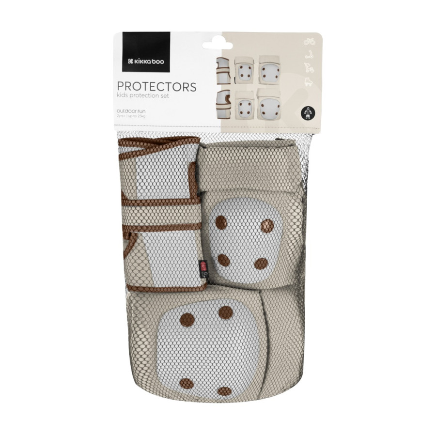 Комплект протектори за колене и лакти Beige