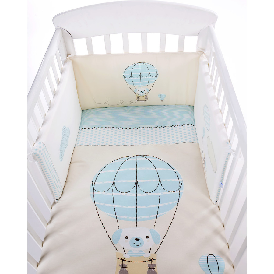 Бебешки спален комплект 2 части EU style 70/140 Puppy on Balloon