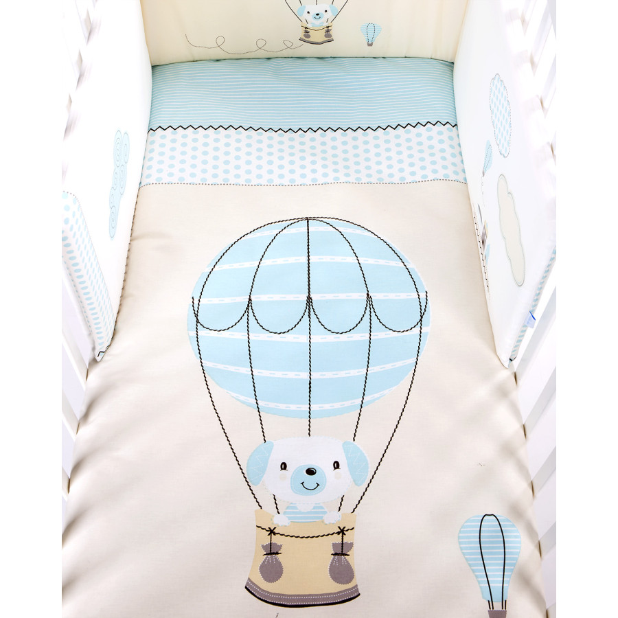 Бебешки спален комплект 2 части EU style 70/140 Puppy on Balloon