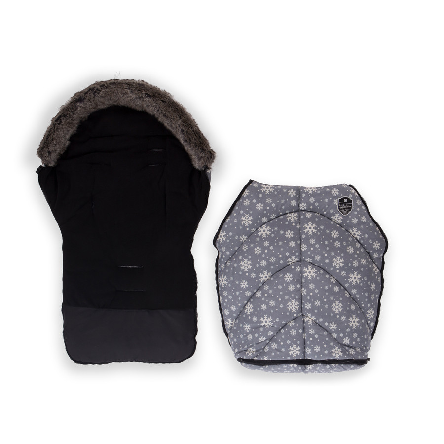 Чувалче за количка Shiny Nylon Snow Flakes