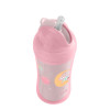 Чаша със силиконовa сламка 220мл Moony me Pink