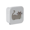 Кутии за храна 4 бр Kitty Cat Grey