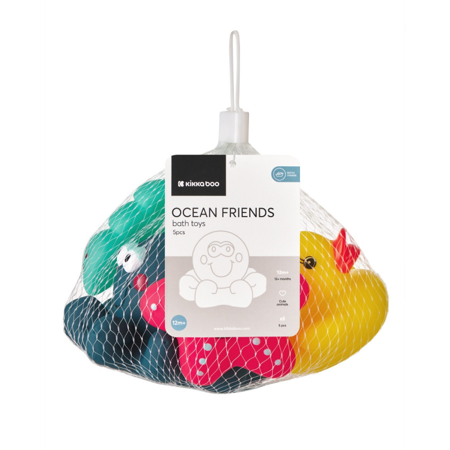 Играчки за баня 5 бр Ocean Friends