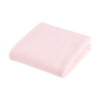 Плетено памучно одеяло Dream Big Pink