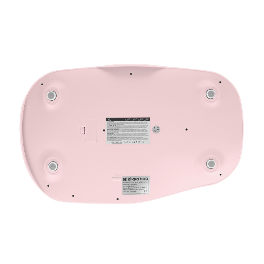 Цифрова везна за бебета Lyra Pink