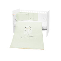 Бебешки спален комплект 6 части 60/120 Sleepy Sheep