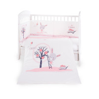 Бебешки спален комплект 2 части EU style 70/140 Pink Bunny