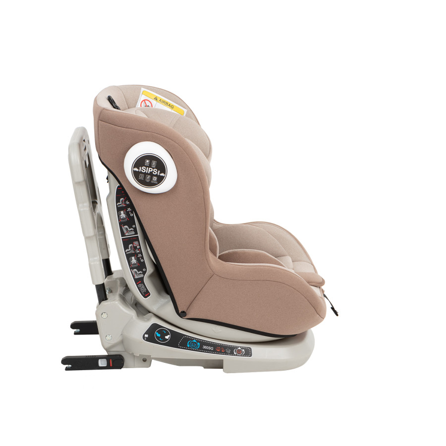 Стол за кола 0-1-2 (0-25 кг) Twister Beige Isofix 2020