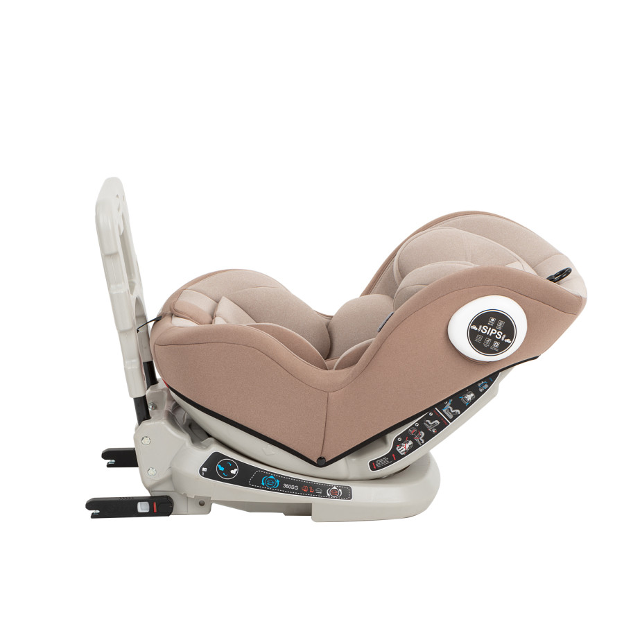 Стол за кола 0-1-2 (0-25 кг) Twister Beige Isofix 2020