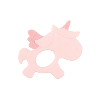 Чесалка силиконова Unicorn Розова