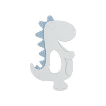 Чесалка силиконова Dinosaur Синя