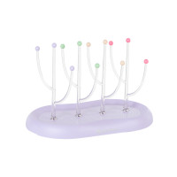 Сушилник за шишета и биберони Marble Lilac