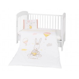 Бебешки спален комплект 5 части Rabbits in Love