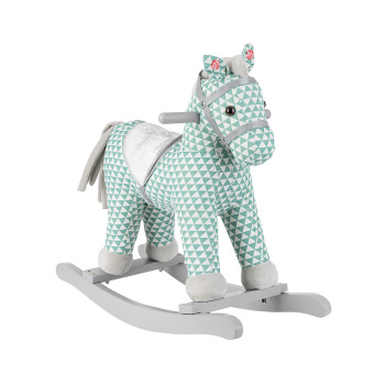 Люлеещо конче със звук Green Horse